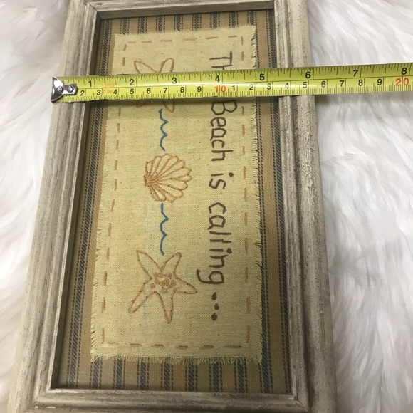⭐️”The Beach is Calling” Primitive Wooden Frame - Picture 5 of 5